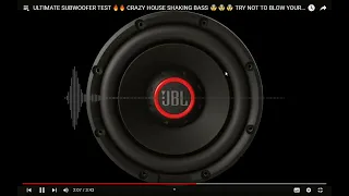 3333 ULTIMATE SUBWOOFER TEST 🔥🔥 CRAZY HOUSE SHAKING BASS 🤯🤯🤯 TRY NOT TO BLOW YOUR STUFF!!   You