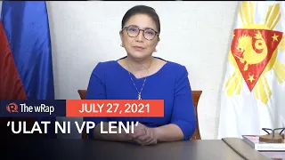 Robredo counters Duterte's SONA, outlines pandemic plan in 14 minutes