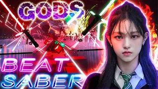 NewJeans - GODS | BEAT SABER 뉴진스 비트세이버