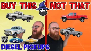 The CAR WIZARD shares which Diesel Trucks TO Buy & NOT to Buy