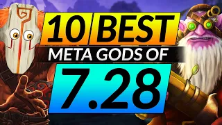 Top 10 BROKEN Heroes to ABUSE in PATCH 7.28 - META Drafting Tips - Dota 2 Guide