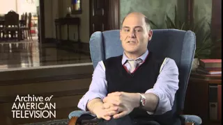 Matthew Weiner discusses showing the "Mad Men" cast their audition tapes- EMMYTVLEGENDS.ORG