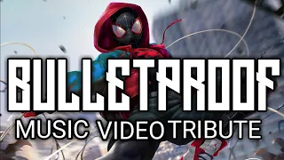 SPIDER-MAN INTO THE SPIDER VERSE || BULLETPROOF - THE SCORE || MUSIC VIDEO TRIBUTE