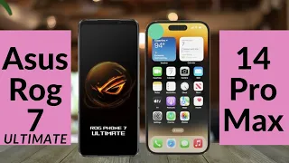 Asus Rog Phone 7 Ultimate vs iPhone 14 Pro Max (2023)