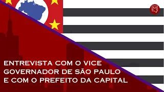 Entrevista com o vice-governador de São Paulo Felicio Hamuth e o Prefeito da Capital Ricardo Nunes