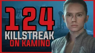 124 Killstreak on Kamino with Rey Palpatine (Star Wars Battlefront 2)