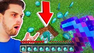 Minecraft, Maar Elk Block Dropt Random Items!😱😂