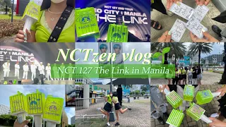 The Link in Manila (NCT 127) concert vlog 🌱 | vip standing experience | nctzen vlog |