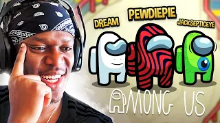 SIDEMEN AMONG US vs PEWDIEPIE, DREAM & JACKSEPTICEYE