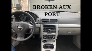 How To Fix Broken Aux Port (Part 2, 2010 Chevy Cobalt Aux Repair)