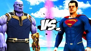 THANOS VS SUPERMAN - EPIC BATTLE