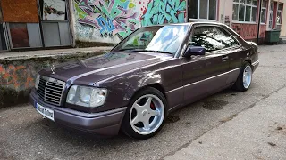 Brock B1 16" 9J ET15 wheels on Mercedes w124 Coupe