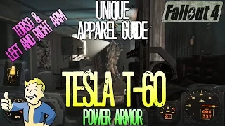 Fallout 4 | Tesla T-60 Torso and Left and Right Arm | Power Armor | Location Guide | Automatron DLC