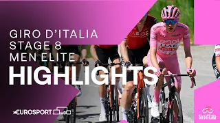 Dominant Victory! 🤩 | Giro D'Italia Stage 8 Race Highlights | Eurosport Cycling