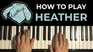 Conan Gray - Heather (Piano Tutorial Lesson)