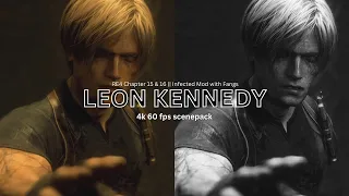 Leon Kennedy Scenepack, Infected Mod with Fangs || (ch 15 & 16) RE4