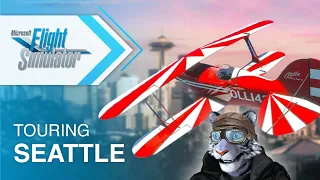 Seattle Tour with Acrobatics and Stunt Flying | Microsoft Flight Simulator 2020 (REC LIVE on TWITCH)