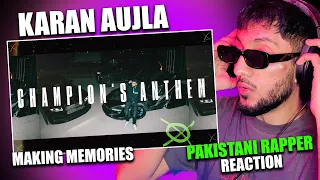 Pakistani Rapper Reacts to Champions Anthem - Karan Aujla | Making Memories