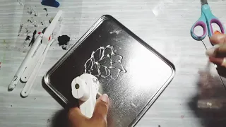 Making Stencils with a Glue Gun