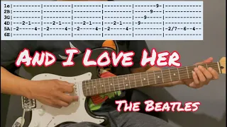 And I Love Her - The Beatles (Instrumental Cover with Tabs)