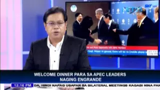 President Benigno Aquino presides over welcome dinner for APEC leaders