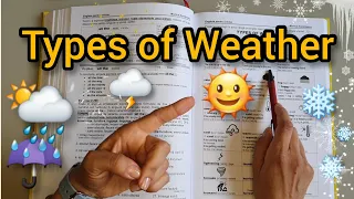 Lecţia # 304 – Types of Weather 🌩🌞🌈 – Tipuri de vreme
