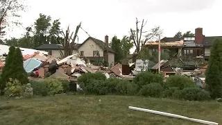 Naperville couple rescued from debris after home flattened by tornado | ABC7 Chicago