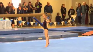 Miah's First Gymnastics Competition ever~!  Level 4 (7 years old)