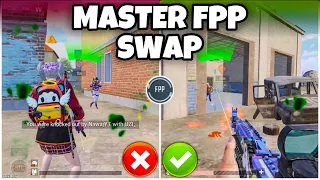 IMPROVE HIP-FIRE IN CLOSE RANGE WITH FPP SWAP BUTTON🔥BEST TIPS & TRICKS IN BGMI/PUBG MOBILE