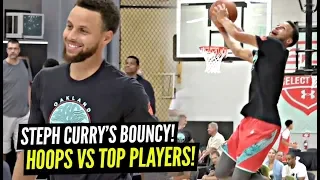Steph Curry HOOPIN vs TOP High School Players & Starts DUNKING! 7 Footer SAUCES UP Steph!