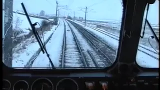 87014 Penrith - Oxenholme via Shap. Winter Cab Ride. Drivers Eye View