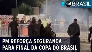 PM reforça segurança para final da Copa do Brasil | SBT Brasil (19/10/22)