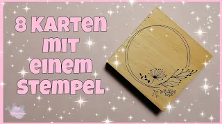 💕 8 Karten mit einem Stempel 💕 von Action