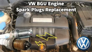 BGU 1.6L Engine Spark Plugs Replacement | VW Golf MK5 1K1