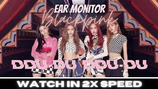 BLACKPINK - 뚜두뚜두 (DDU-DU DDU-DU)  | in-EARMONITOR | LYRICS | POV BEING IDOL ON STAGE