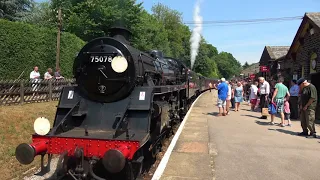 KWVR Keighley  & Worth Valley Railway 46100 Royal Scot 50th Aniversary Gala part 1