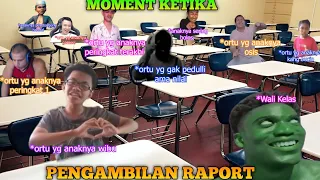 Meme Rehan Wangsaff, Moment Ketika Pengambilan  Rapot.