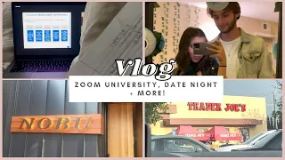 vlog || classes, grocery shopping, dinner date + more!