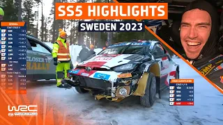 SS5 STAGE HIGHLIGHTS | WRC Rally Sweden 2023