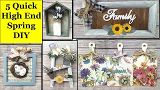 🌻HIGH-END Budget Friendly Spring DIYS | Dollar Tree DIY | SPRING DECOR🌻