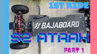BajaBoard S2 Atrax 1st Ride Part 1, Finding My Feet