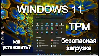 Как решить проблему с  обновлением до Windows 11 ? Где искать TPM и как включить безопасную загрузку