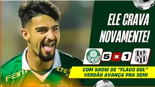 MELHOR TIME DO BRASIL VENCE E AVANÇA PRA SEMI - PALMEIRAS 5 X 1 PONTE PRETA - MELHORES MOMENTOS