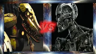 RK-ALLIGATOR-60193666289 (CASE ANIMATRONICS 2) VS model T-800 (TERMINATOR)