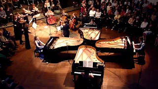 LIVE [HD] Bach concerto for 4 Pianos  in a minor BWV 1065 by Rondane Kwartet