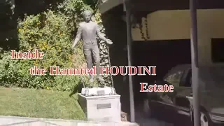 Haunted HOUDINI Estate! Hidden Tunnels, Statues, & Mansion!