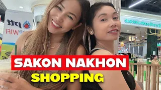 Two Thai Girls Explore an Rural Isaan Shopping Mall 🛍️ Sakon Nakhon, Isaan, Thailand 🇹🇭
