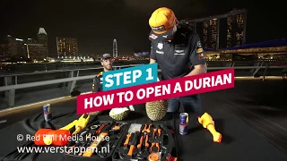 Max Verstappen & Daniel Ricciardo - The durian fruit challenge, Singapore