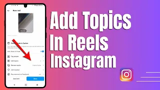 How To Add Topics In Instagram Reels