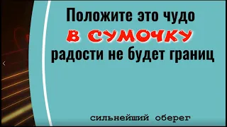 Положите это чудо в сумочку - радости не будет границ. Сильнейший оберег